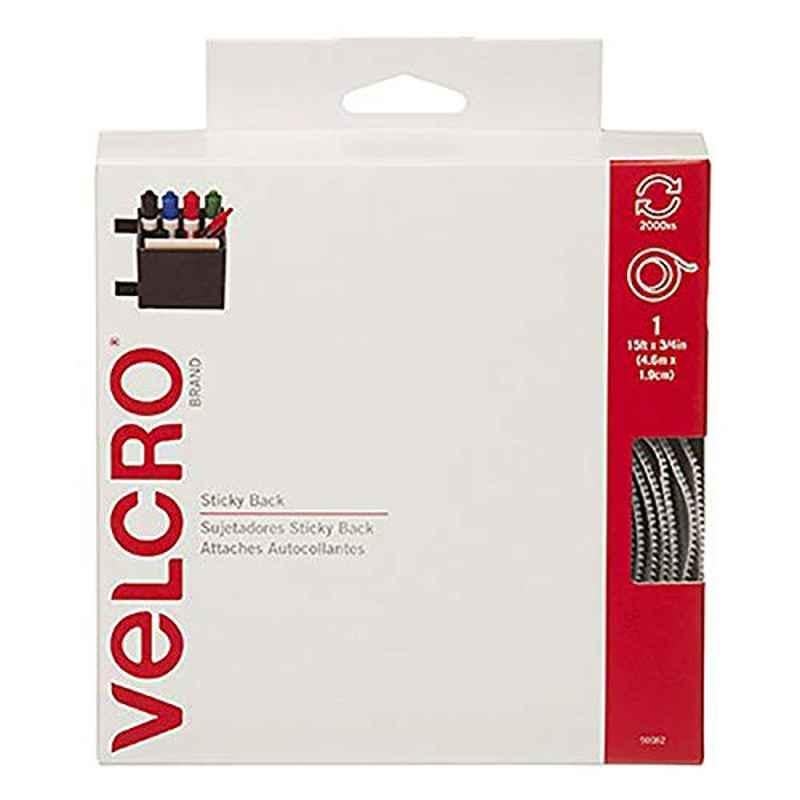 Velcro 90046 2.2x7.5x6.2 inch White Tape Fastener