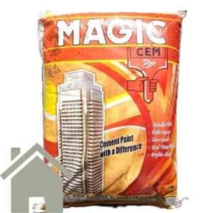 Magic Paints Cem Plus 25kg Silver Grey Matte Finish Decorative Waterproof Cement Paint