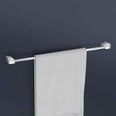 Plantex Smero Pure Brass Towel Hanger for Bathroom/Single Towel Rod/Towel Bar/Bathroom Accessories Arrete 24 inch -Chrome