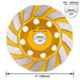 Krost 4 inch Steel Diamond Cup Grinding Wheel
