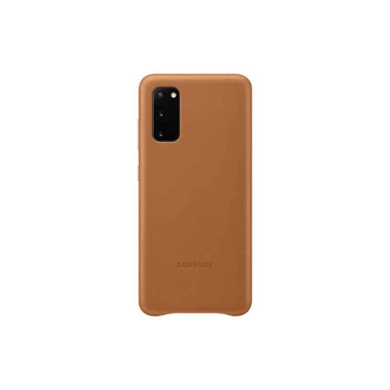 Samsung�Leather Brown Mobile Cover for Galaxy S20 Ultra, EF-VG98