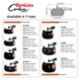 Hawkins Contura Black 5 Litre Pressure Cooker, CB50