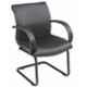 Master Labs Leatherite Visitor Chair with Arm, MLF-049