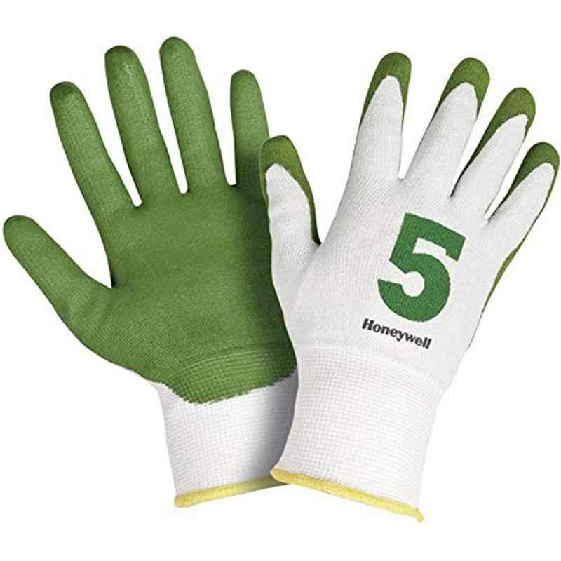 Honeywell 2332545-09 Check & Go Polyurethane Green Dyneema Cut-Resistant Gloves, Size: 9