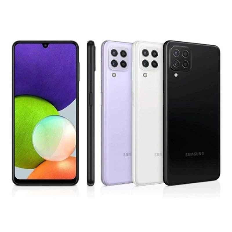 Samsung Galaxy A22 6.4 inch 6GB/128GB 5000mAh Black LTE Dual SIM Smartphone, SMA225
