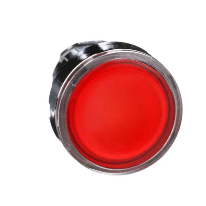 Schneider 22mm Round Red Flush Illuminated Push Button for Integral LED, ZB4BW343