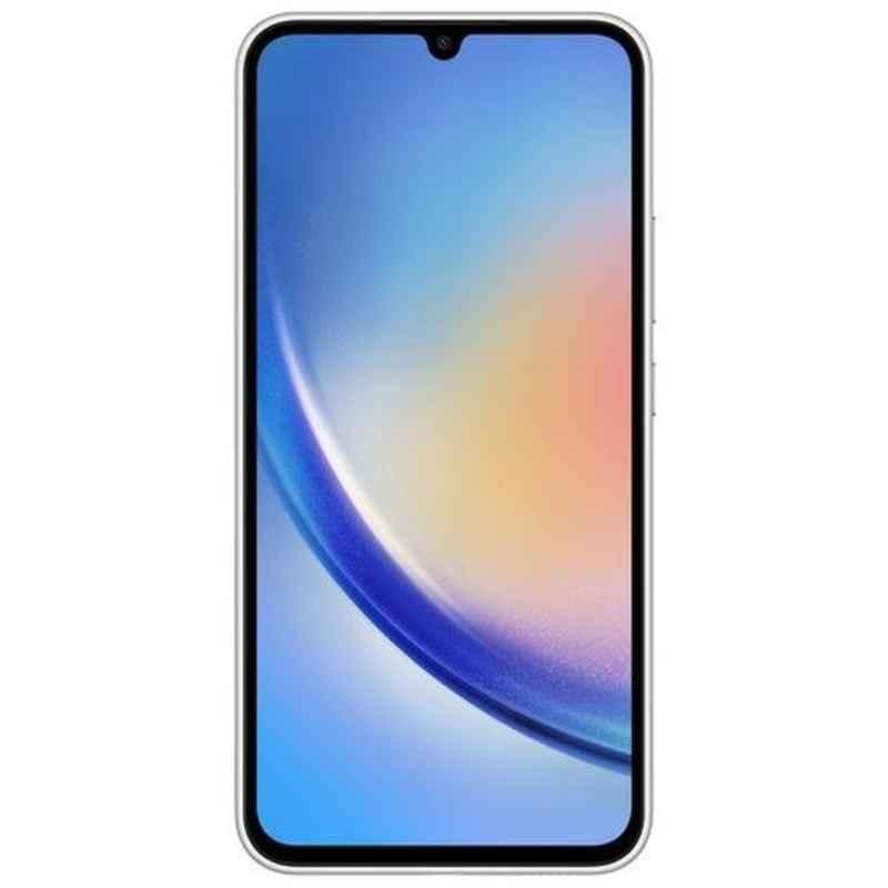 Samsung A34 6.6 inch 128GB/8GB Silver FHD 5G Smartphone, SM-A346EZSCMEA