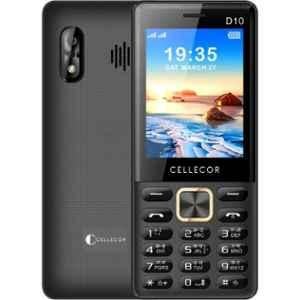 Cellecor D10 2.8 inch 2750mAh Black Dual Sim Feature Phone