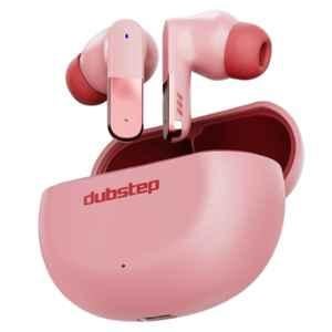 Dubstep Buzz X12 Pink TWS Wireless Earbuds with 60hrs Playtime, Bluetooth 6.0, ENC Noise Cancellation, 13mm Drivers, Touch Control, Type-C Fast Charging, Game & Music Mode
