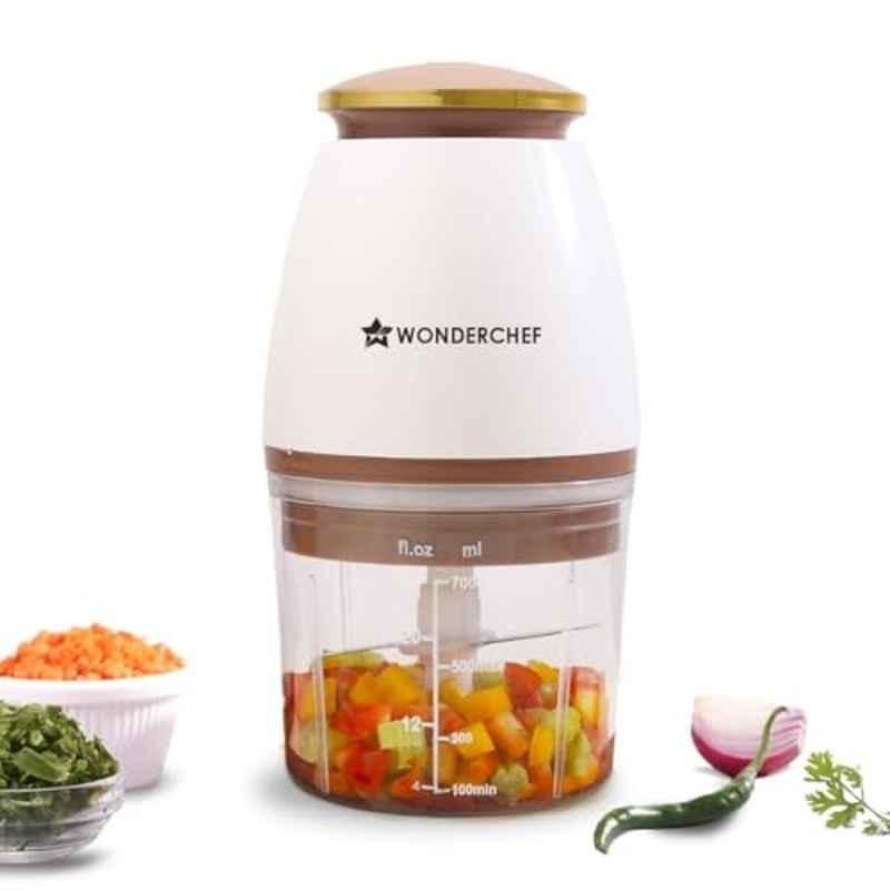 Wonderchef Nutri-Chop Pearl 350W 700ml White Electric Chopper with 2 Years Warranty, 63155063