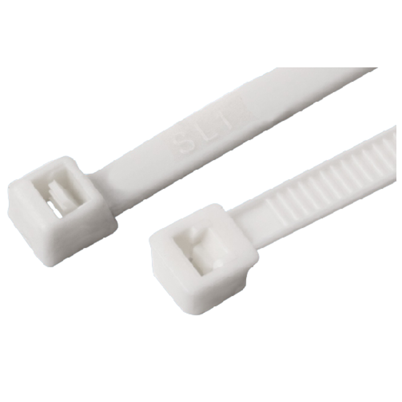 Aftec 4.8x250mm Milky White Nylon Non Releasable Fire Retardant Cable Tie, ACTI 4.8-250 FR