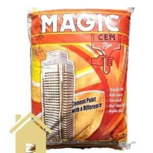Magic Paints Cem Plus 10kg Lily White Matte Finish Decorative Waterproof Cement Paint