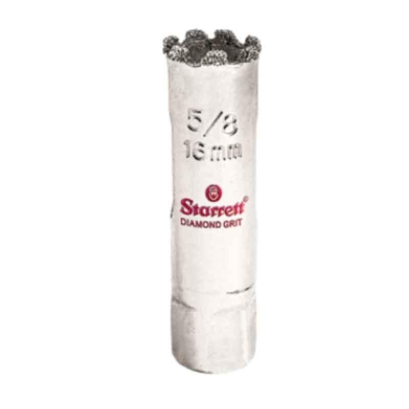 Starrett 16mm Silver Diamond Grit Hole Saw, KD0058-N