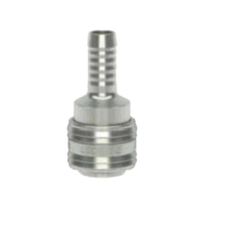 Ludecke ESN10TAB 10 mm Double Shut Off Quick Hose Barb Connect Coupling