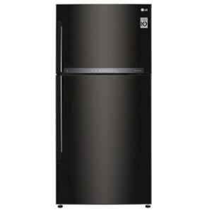 LG 603L 3 Star Black Steel Frost Free Double Door Refrigerator, GR-H772HXHU