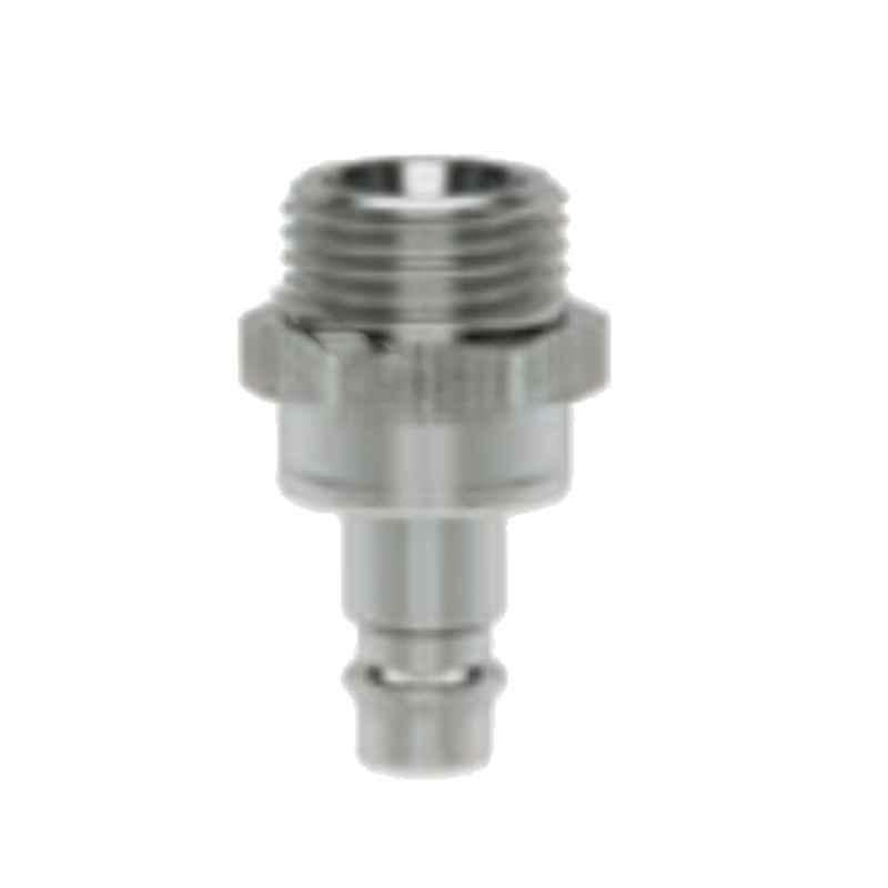 Ludecke ESN18NAAB G1/8 Double Shut Off Quick Male Thread with Plug Connect Coupling