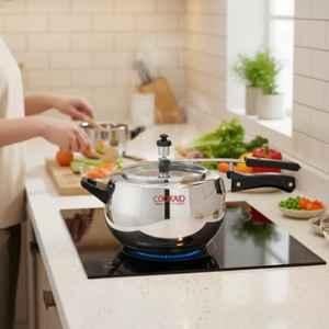 Cookaid Everlast 5 Litre Stainless Steel Silver Inner Lid Pressure Cooker, CKD-SS-PC5-45
