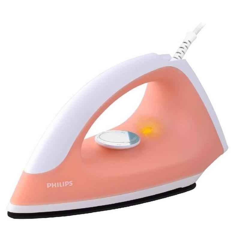Philips Classic 750W Peach White & Orange Dry Iron, GC097/50