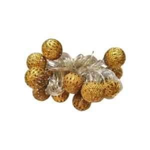Ever Forever 3m Metal Round Ball Medium Golden & Yellow Pixel Light, METALBALLTRI
