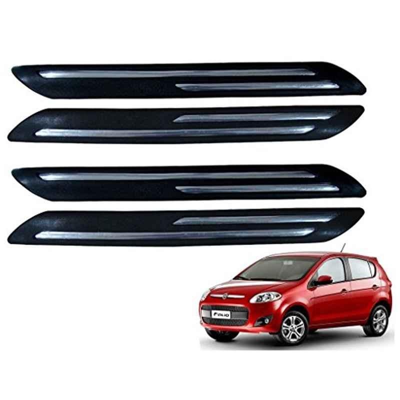 Kozdiko 4 Pcs Double Chrome Bumper Protector Set for Fiat Palio