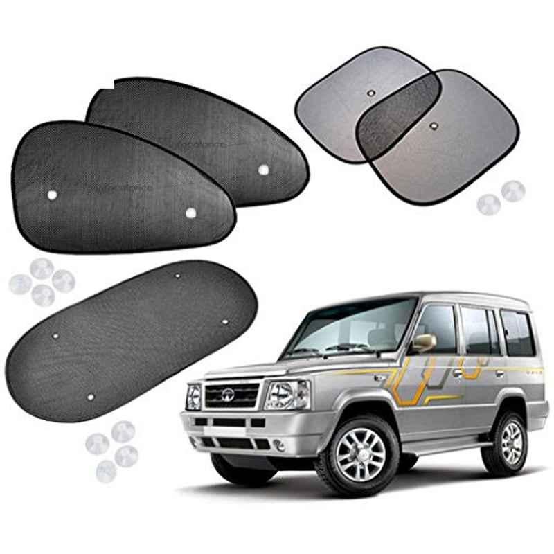 Kozdiko 5 Pcs Car Chipkoo Sunshade Set for Tata Sumo