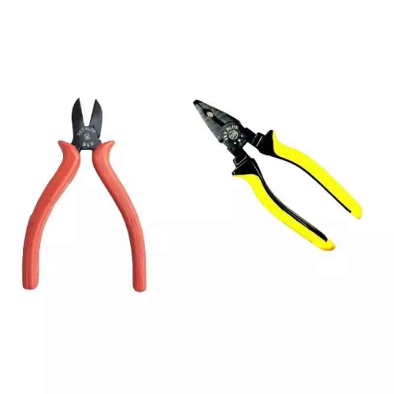 Sky Blue 2 Pcs Lineman Plier Combo, SBE_PLIER_COMBOS_COMBO_840