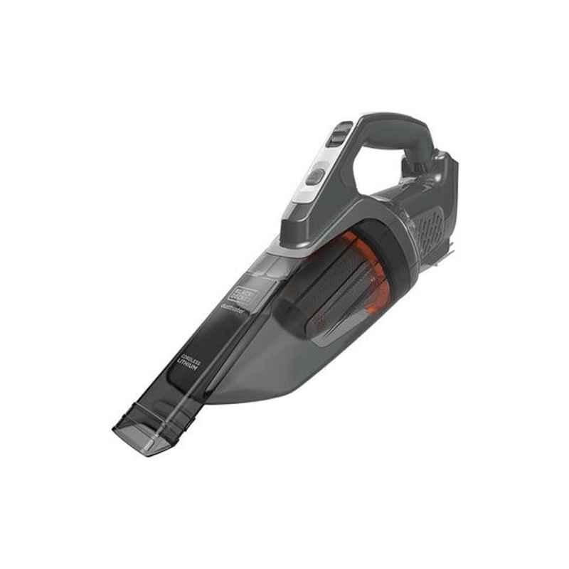 Black & Decker Plastic Grey Cordless Dust buster Hand Vacuum Removable Battery, BCHV001C1-GB