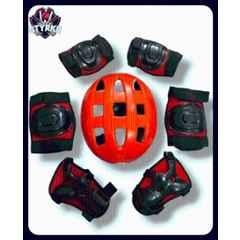 RB International Plastic & EVA Foam Red Skating Kit Premiumm-201 Cycling Kit