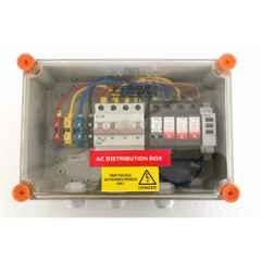 Daystar Three Phase Solar AC Distribution Box with Din Rail Indicator, 20 & 32A/4P AC MCB, 1 Pole AC SPD