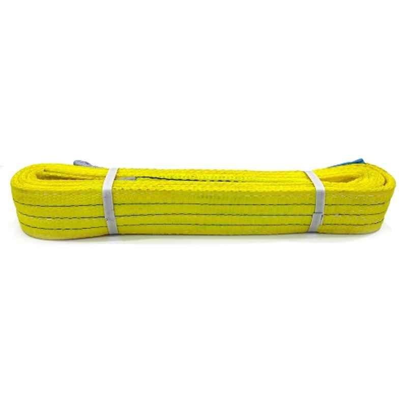 Vaultex 75mmx3Tx3m Yellow Polyester Webbing Sling, SAB