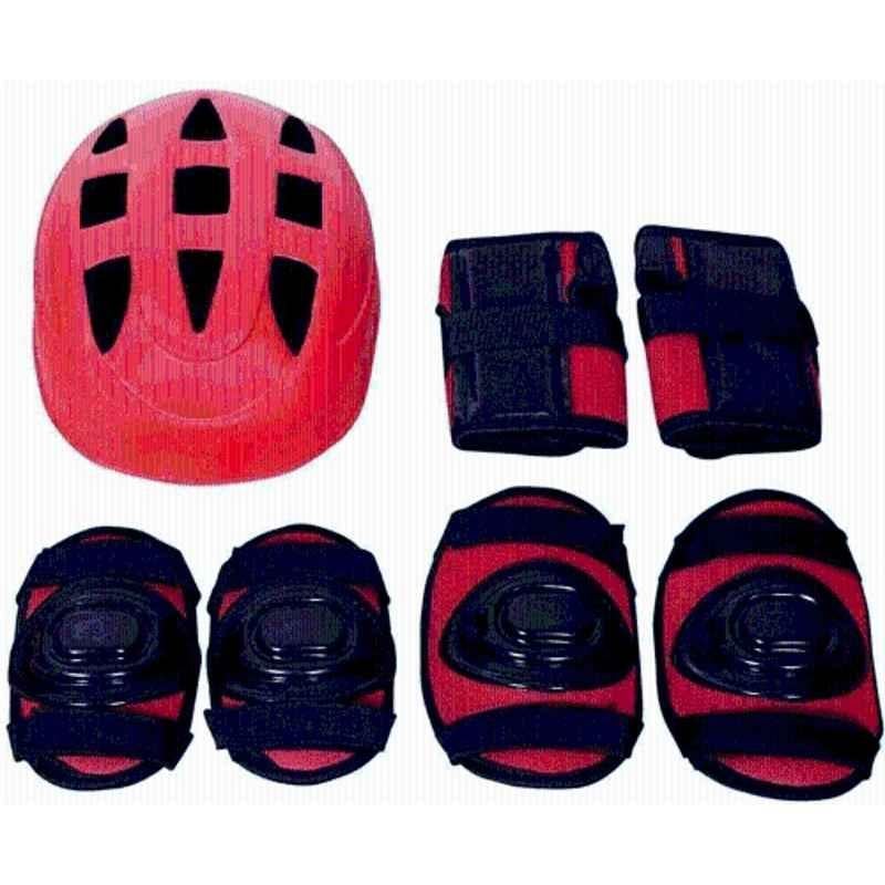 RB International Plastic & EVA Foam Red Skating Kit Premiumm-485 Skating Kit
