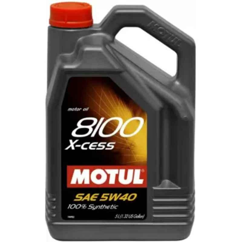 Buy Motul 8000 X-Cess 5W40 5L SAE Full Synthetic Engine Oil Online At Price  ₹6800