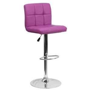 Steel Craft KBSTP02 Purple Leatherette Upholstery Seat Bar Stool