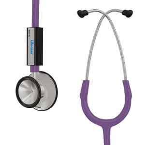 Lifeline Aluminium Purple Single Diaphragm Chest Piece Stethoscope with 2 Way Tube, STH012-PR