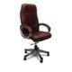 Caddy PU Leatherette Brown Adjustable Office Chair with Back Support, DM 83