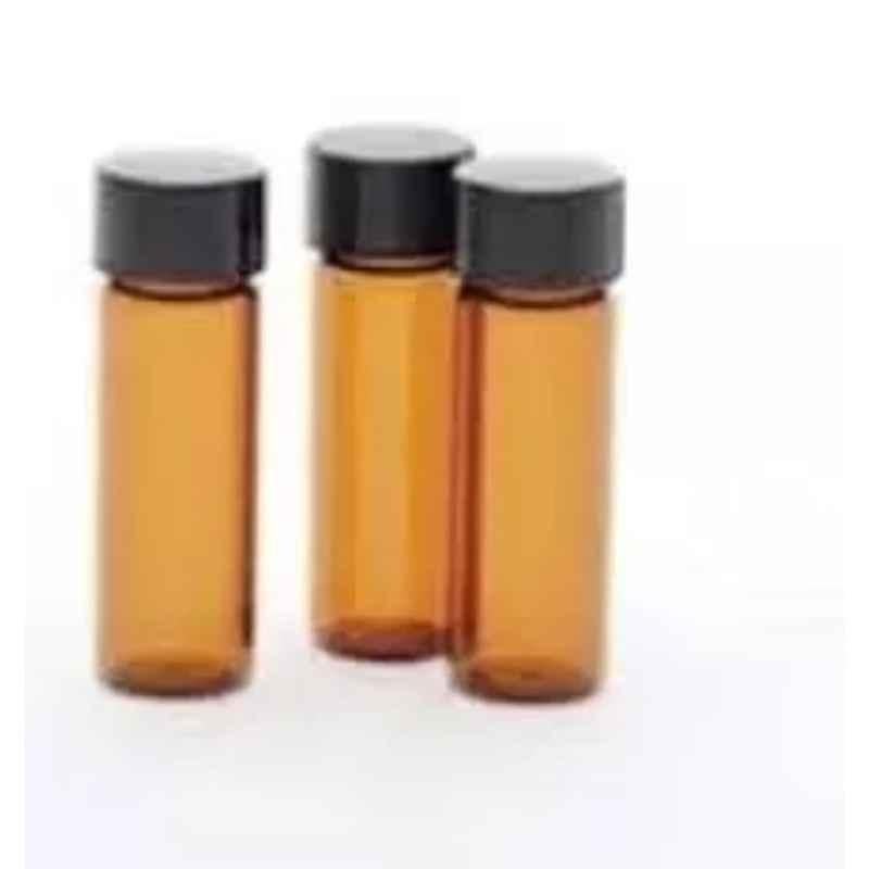 Rasayan 10ml Flat Bottom Culture Tube with Screw Cap & Rubber Liner, 33802