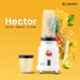 Candes Hector 400W 22000rpm ABS White Nutri Blender with 2 Unbreakable Jars, HectorNB1CC