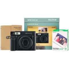 Fujifilm Instax Wide 400 95mm Black Instant Colour Photo Camera Starter Kit Plus with 20 Pcs Shots