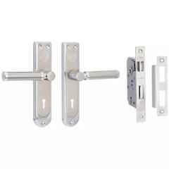 Harrison Ciaz 65mm White Metal Matt Finish Mortise Handle Set, 67885