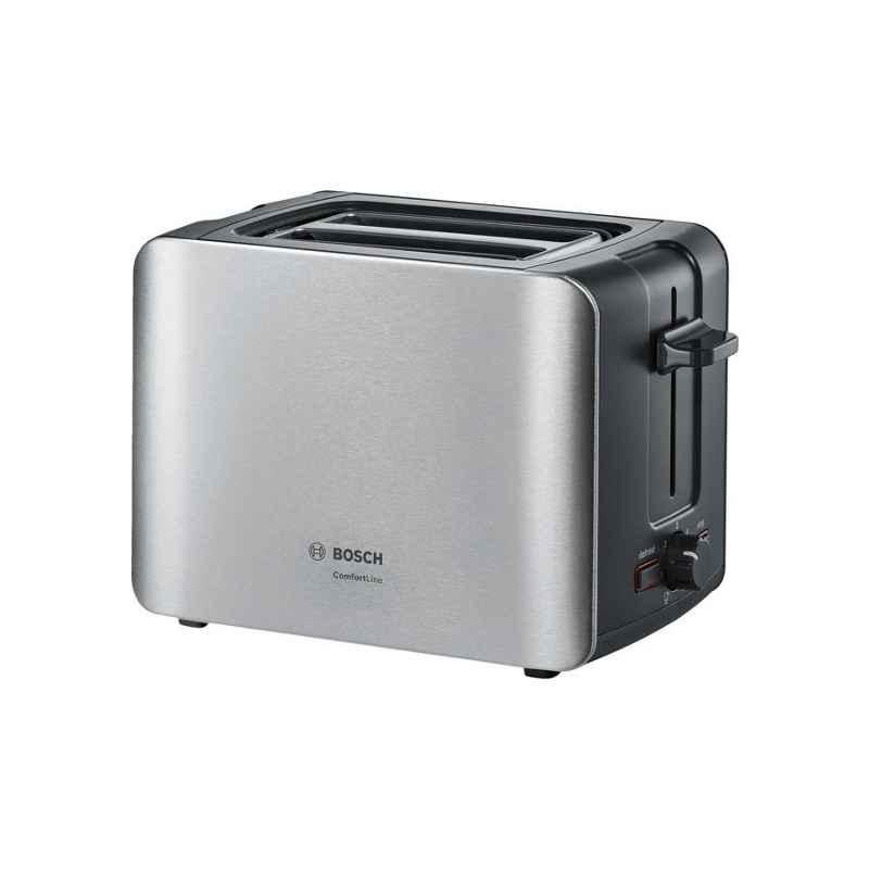 Bosch TAT6A913 1090W Stainless Steel Compact Toaster, 4242002879963