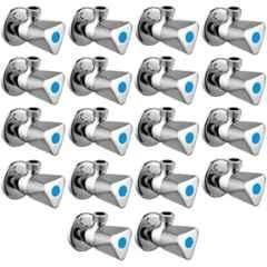 Senkiddpro Triangle Stainless Steel Chrome Finish Wall Mounted Angle Cock (Pack of 18)
