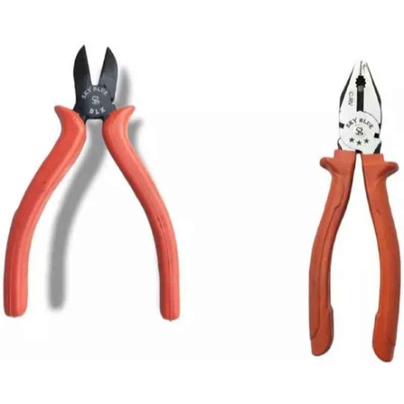 Sky Blue 2 Pcs 7.8 inch Groove Plier Combo, SBE_PLIER_COMBO_MOD_00661