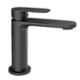 Jaquar Opal Prime Black Matt Single Lever Basin Mixer with 450mm Braided Hose, OPP-BLM-15011BPM