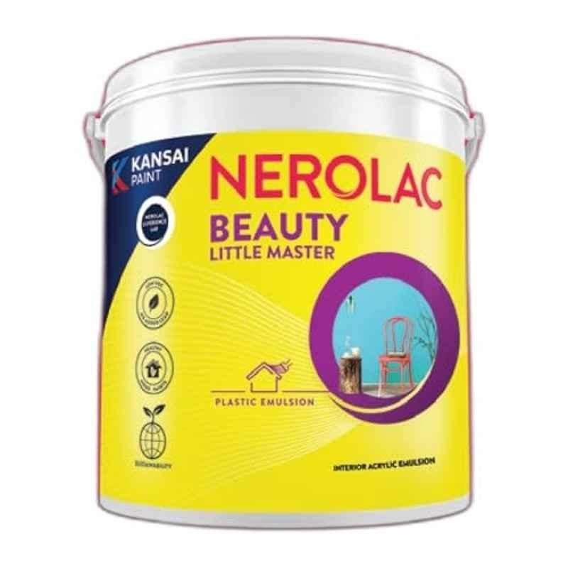 Nerolac Beauty Little Master 4 Litre White Interior Wall Emulsion Paint with FastDrying, Low VOC & Non Toxic
