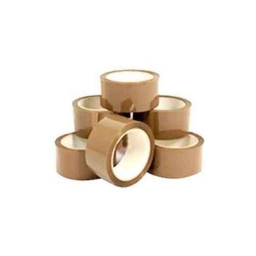 Veeshna Polypack 50m 2 inch Brown Bopp Self Adhesive Packaging Tape,  BRW4850 (Pack of 3)