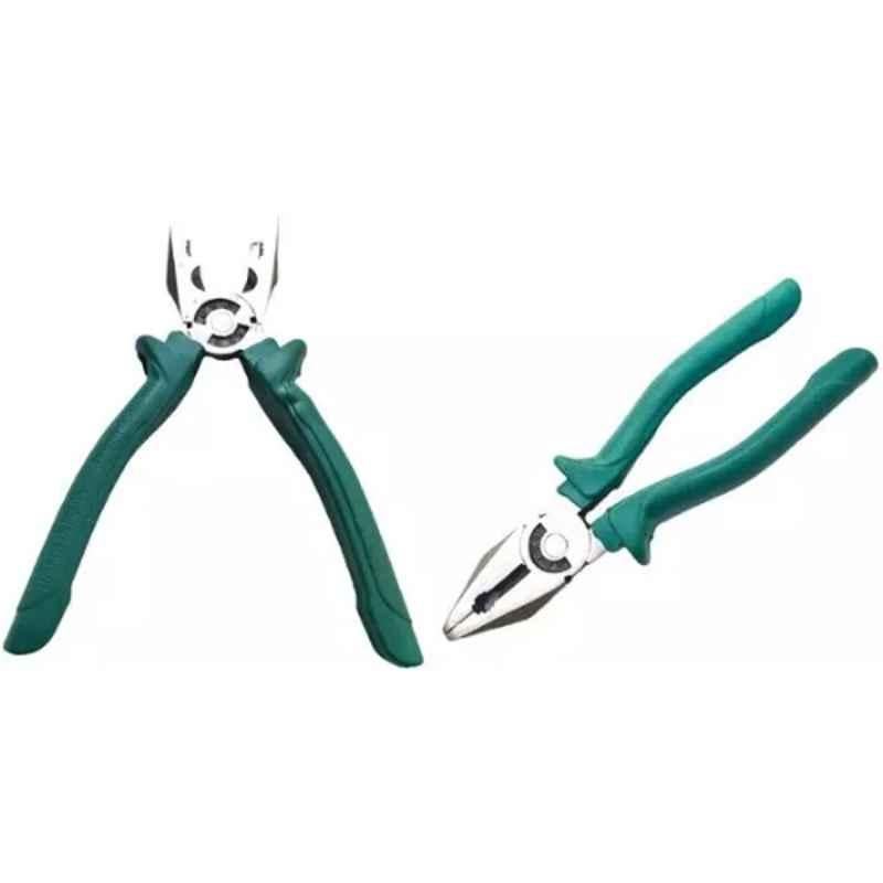 Sky Blue 2 Pcs 7.8 inch Lineman Plier Combo, SBE_PLIER_COMBO_MOD_01226