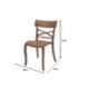 Supreme Cruz Wooden Looks Plastic Coco Brown Chair without Arm (Pack of 4)