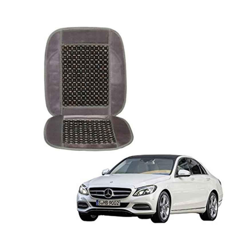 Kozdiko Wooden Beads Car Seat Cushion with Velvet Border for Mercedes Benz C-Class