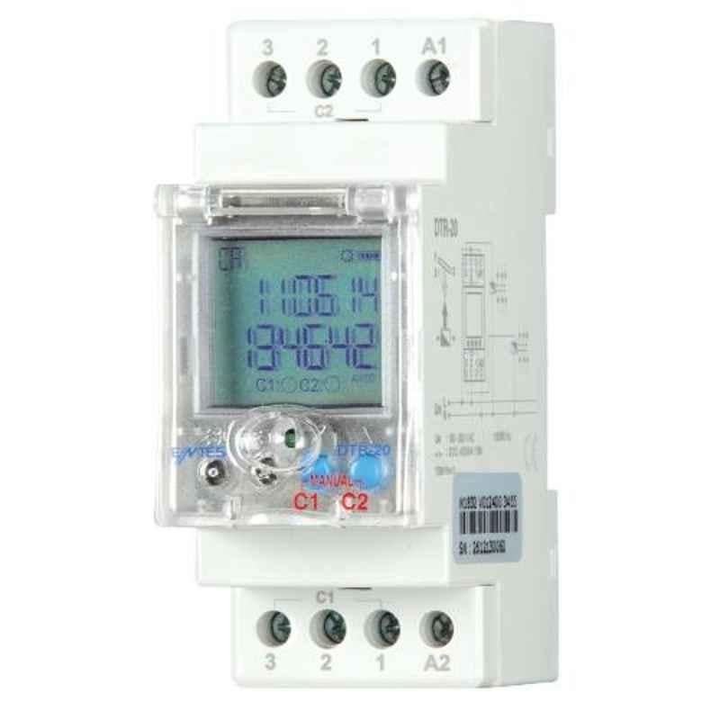 Entes 16A 190-260VAC Digital Time Switch with 32 Programs, MCB-50T