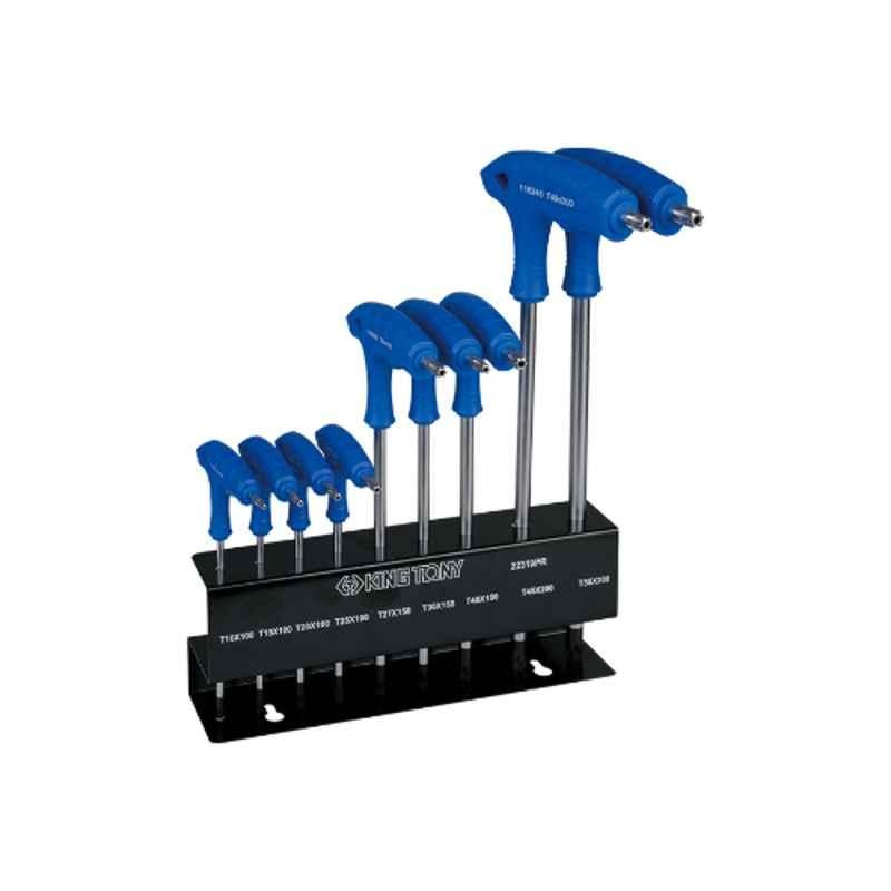 9PC.L-HANDLE TR TORX WRENCH SET T10H-T50H WITH RACK